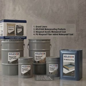 Masproof 2K Damproof Cementitious Waterproofing (15kg Powder + 5L Liquid / Box)