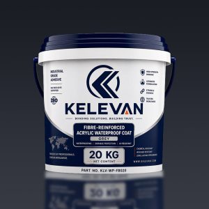 Kelevan Fiber-Added  Acrylic Waterproof Coat - Grey - 20 Kg