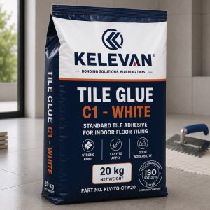 Kelevan Tile Glue - C1 - White - 20 kg